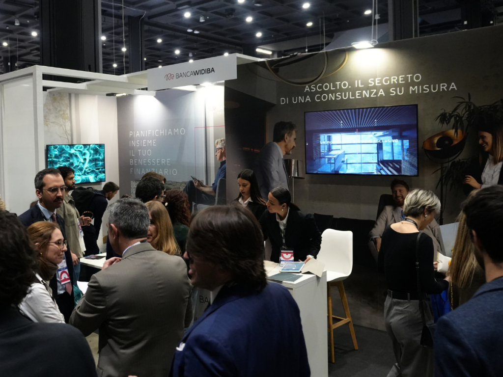 BrainArt e Banca Widiba - l'attività di stand activation al Salone del Risparmio 2025