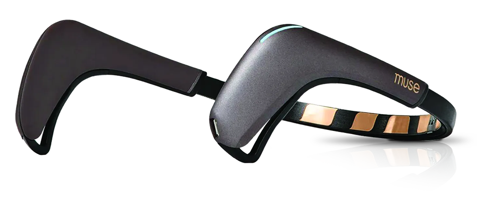 Sensore EEG Muse, il sensore non invasivo per la rilevazione delle onde cerebrali usato da BrainArt®